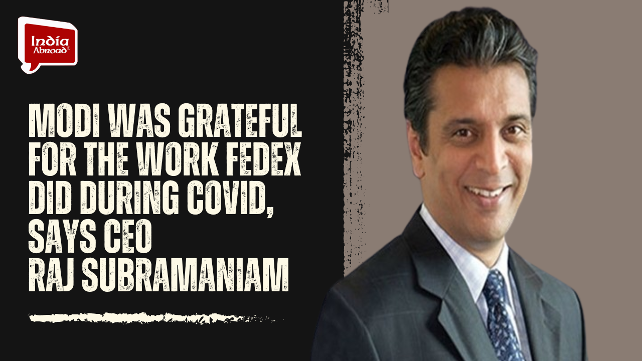 Modi was grateful for the work FedEx did during Covid, says CEO Raj Subramaniam